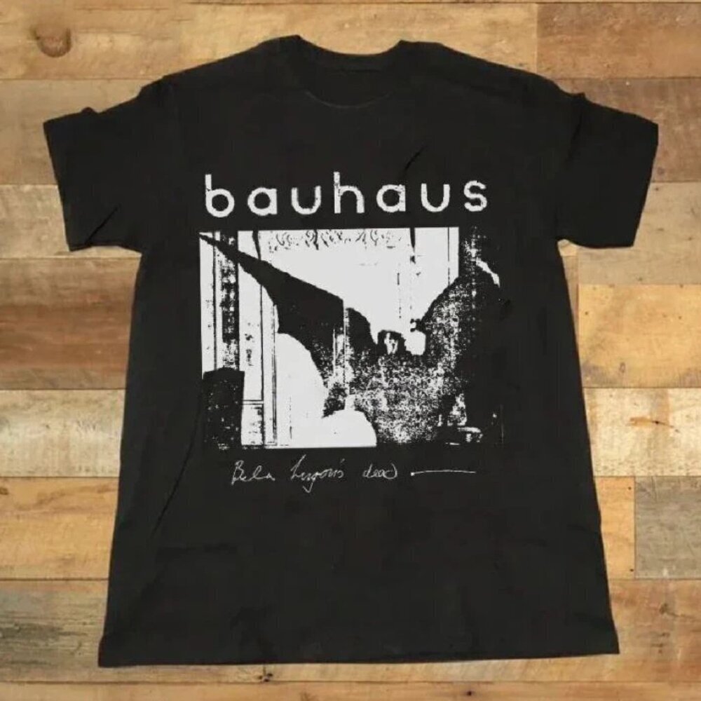 Bauhaus Bela Lugosi Dead Goth Band Unisex Cotton T-Shirt .